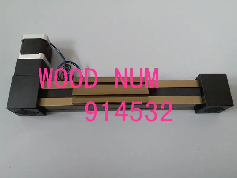 

MF 3M length is 100 mm linear sliding module guide slide rail system + 57 Nema 23 stepper motor