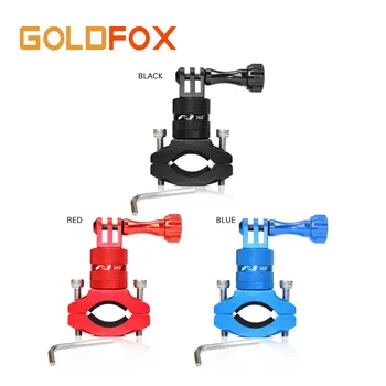 

2018 New Aluminum Handlebar Holder for GoPro Hero 4 3+ 3 2 1 Sport Action Camera DV Holder Bike Bicycle Stand Hold Cam Mount