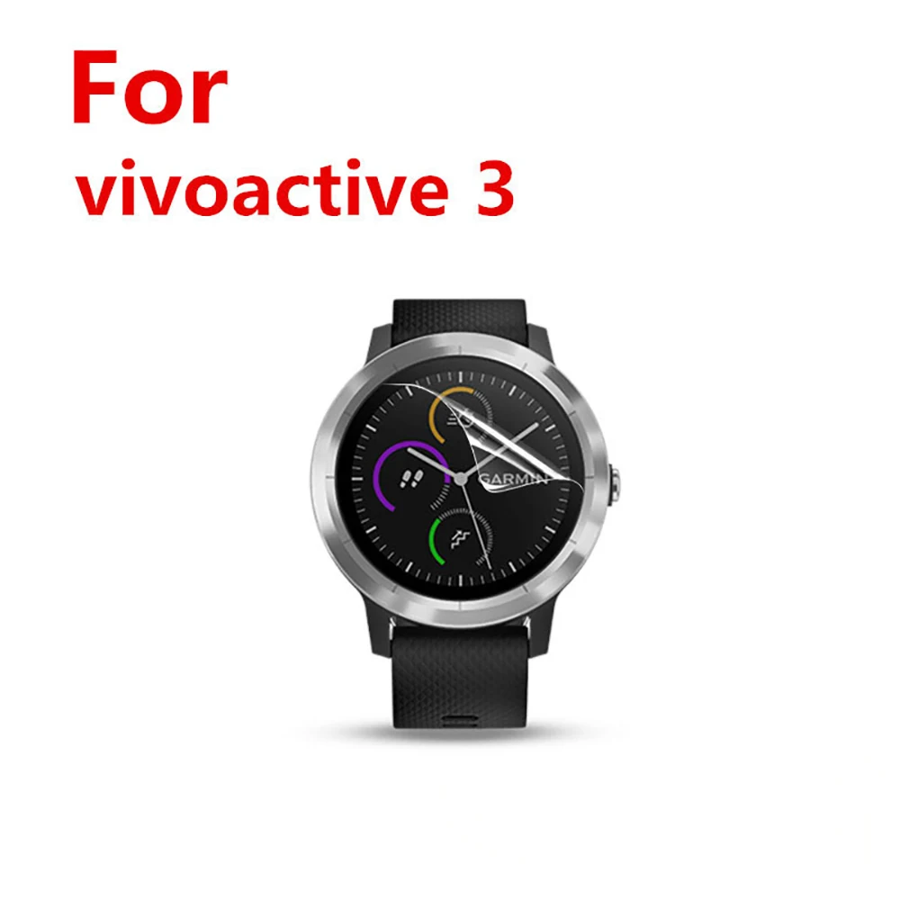 For Garmin Vivoactive 3 Anti-shock Soft TPU Clear Protective Film Vivo active3 Smart Watch Full Screen Protector | Электроника