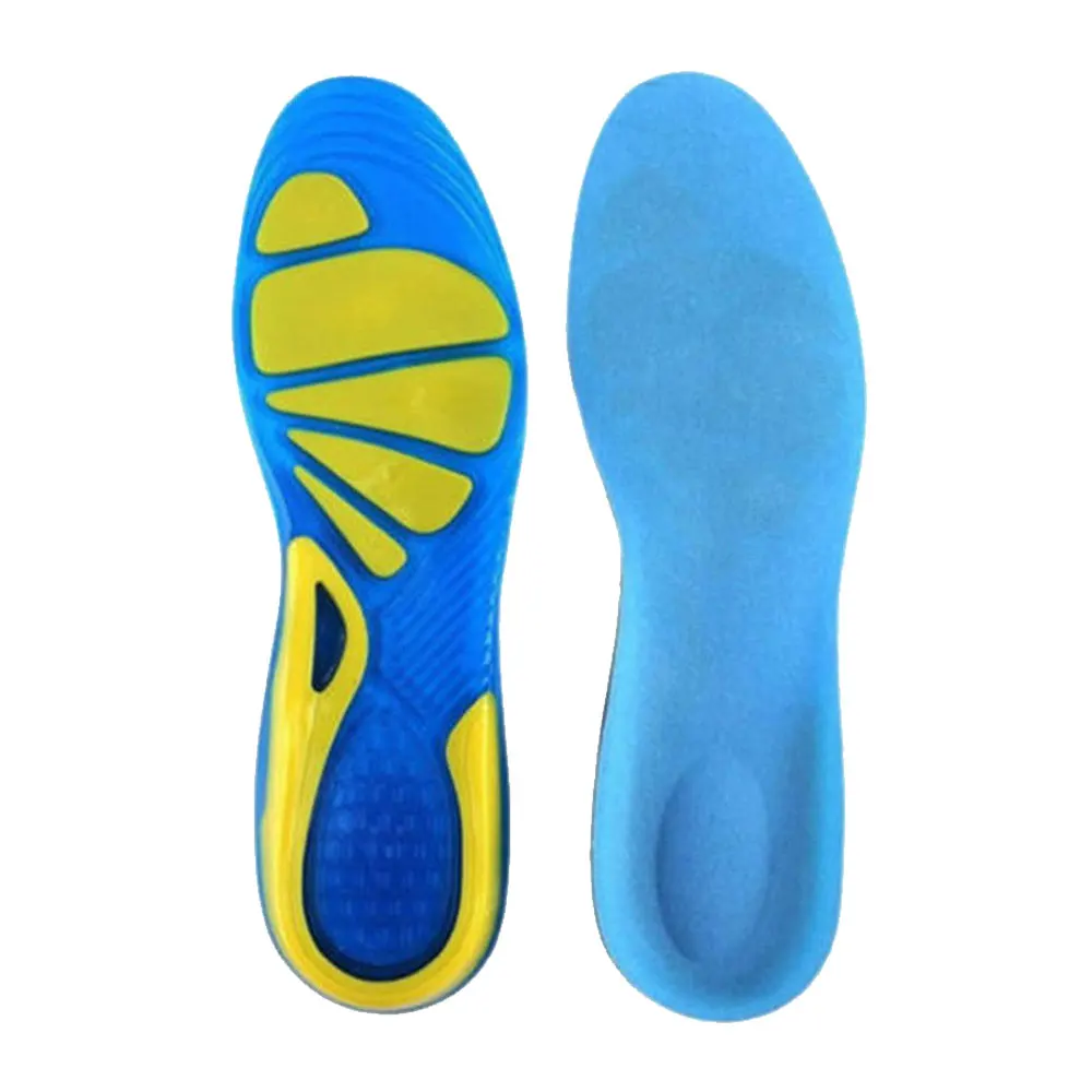 Silicon Gel Insoles Foot Care Pads Unisex Increase Height High Silicon