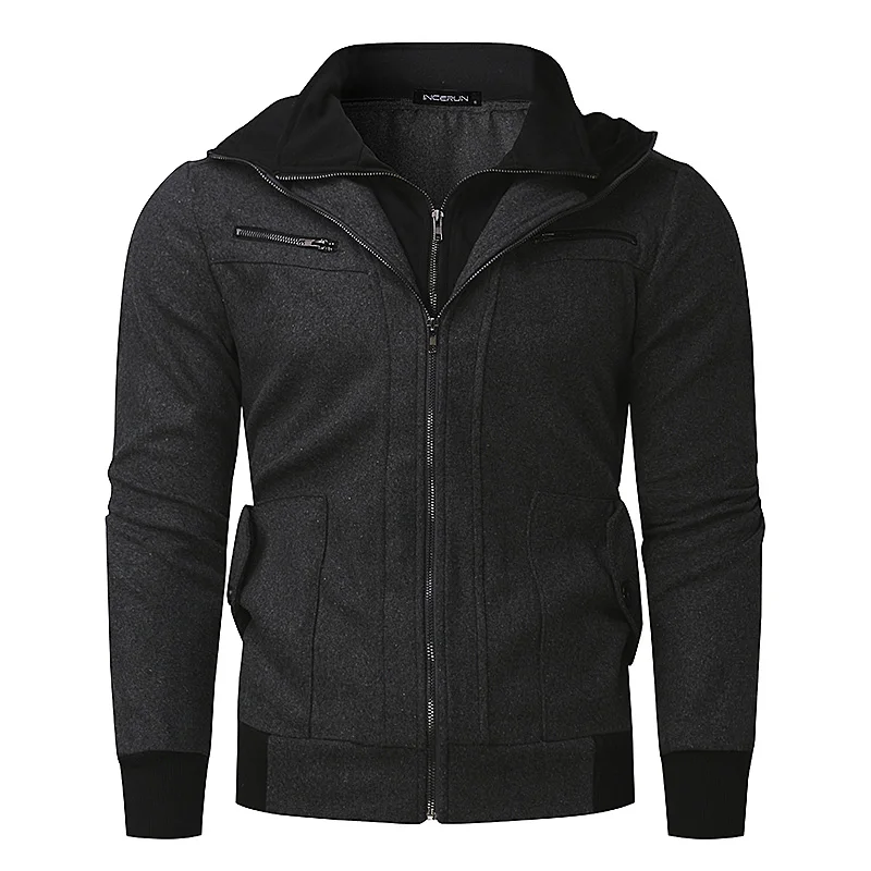 mens winter zip up hoodies