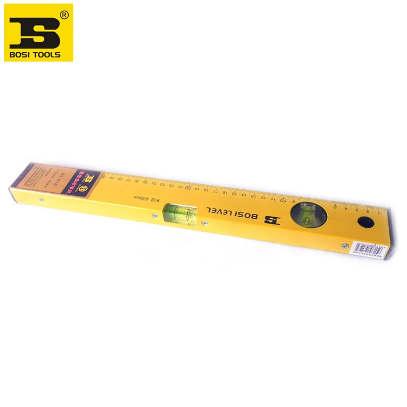 

free shipping BOIS 16"/400mm Aluminium ally Beam Level with metric scale