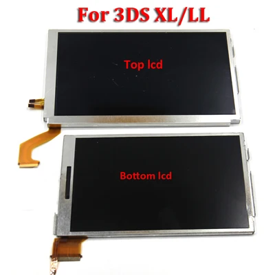 Запасные части: верхний нижний и верхний Нижний ЖК-экран для Kind DS Lite/NDS/NDSL/NDSi New 3DS LL XL для Kind Switch - Цвет: For 3DS XL Bottom