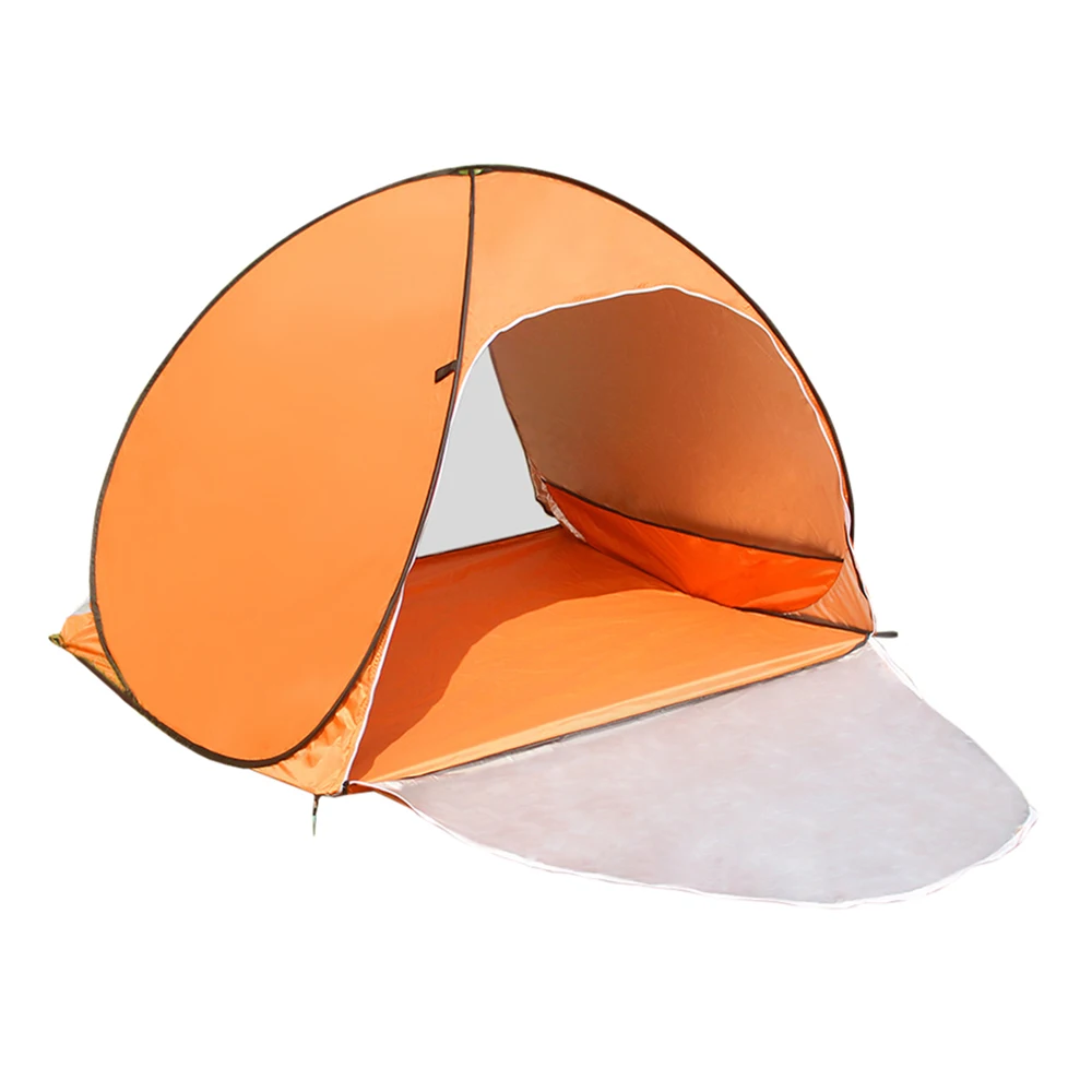 Открытый шатер для пляжа складной Pop Up Sun Shelter дышащий покрытием палатка с защитой от солнца для 1-2 человек
