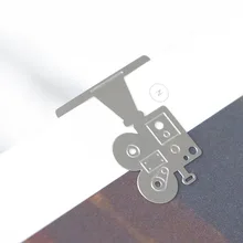 1 шт. милый каваи металла Закладки Плёнки стрелять реквизит Закладки S Бумага зажим для книга корейский Канцелярские Материал Эсколар sq06