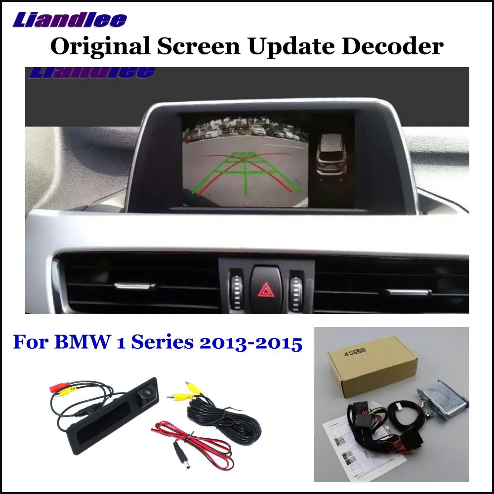 

Liandlee For BMW 1 Series F20/F21/F52 Car Original Screen Update System Rear Reverse Parking Camera Digital Decoder Display Plus