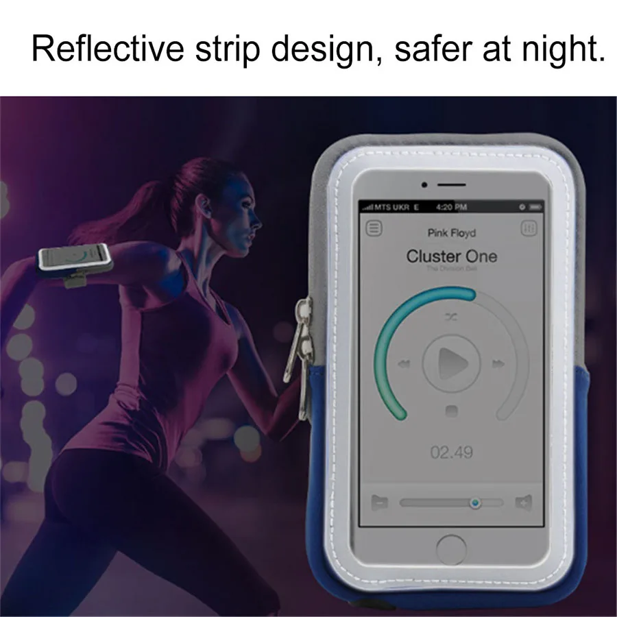 Sport Armband Touch Screen Phone Bag Case Universal for 4-6 inch Mobile Phone Running GYM Arm band Pouch Cover for iPhone Xiaomi (20)