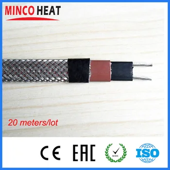 

220V 12MM 35W/M 105 C Degree Freeze Protection and Process Temperature Maintain Self Regulating Water Pipe Heating Cable