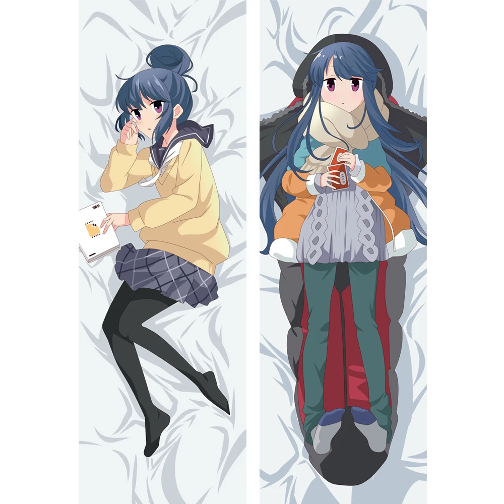 Japanese Anime Laid Back Camp Dakimakura Covers Nadeshiko Kagamihara Rin Shima Hugging Body Pillow Cover Case Pillow Case Aliexpress