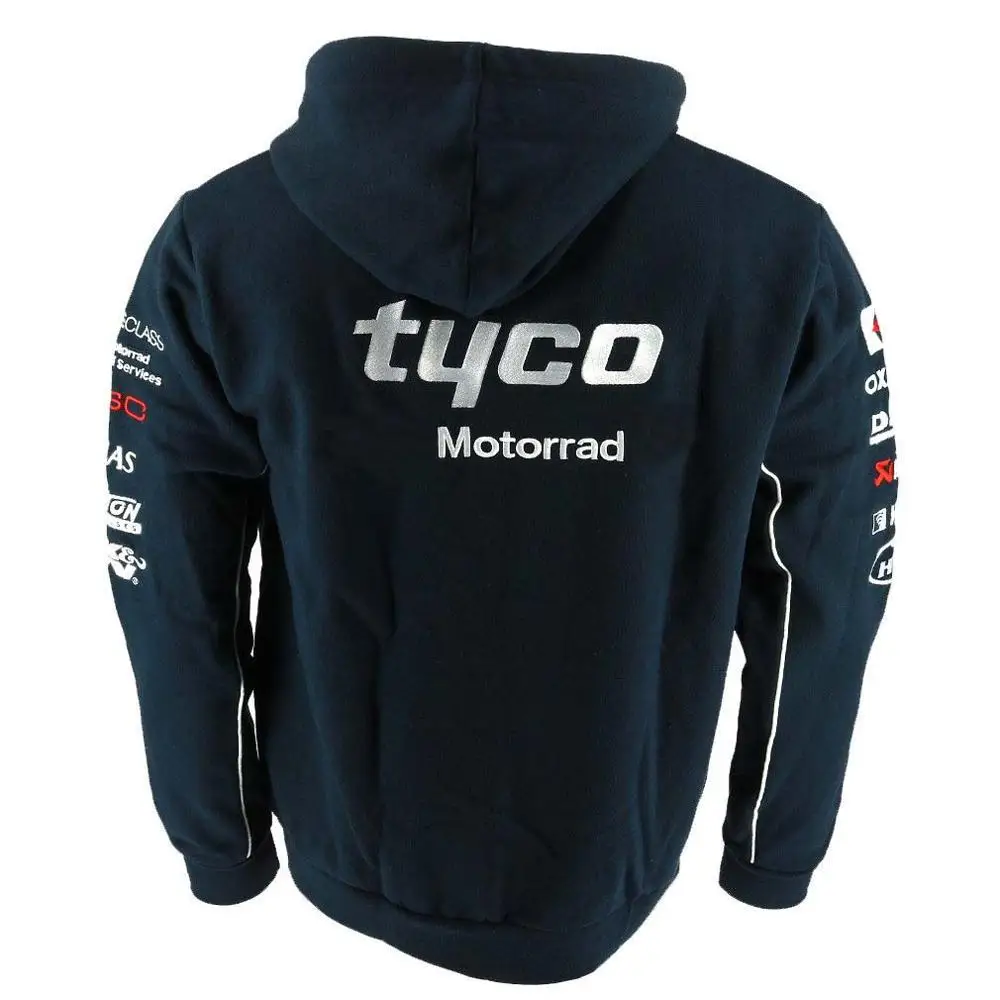 Мотоциклетная куртка для мотогонок Tyco Racing Team худи на застежке для взрослых мужчин мото Толстовка Спортивная GP Толстовка