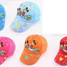 1 шт. мультфильм для маленьких мальчиков Прекрасный 5 видов цветов Микки модная Солнцезащитная шляпка Повседневное Косплэй Бейсбол Кепки детей вечерние подарки
