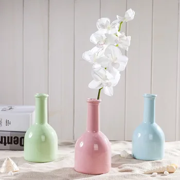 

Modern Simple Ceramic Flower Vase Creative Living Room Dining Table European Household Decorations Items