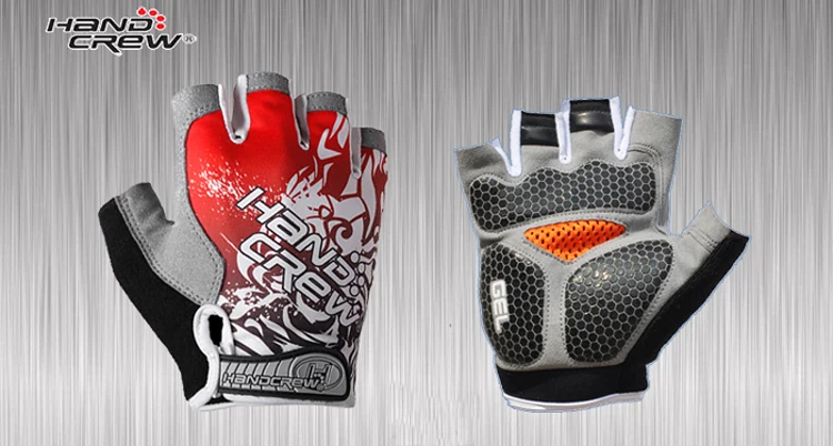 Перчатки для велоспорта HandCrew на открытом воздухе guantes ciclismo, велосипедные гоночные перчатки с полупальцами, велосипедные перчатки для мужчин и женщин