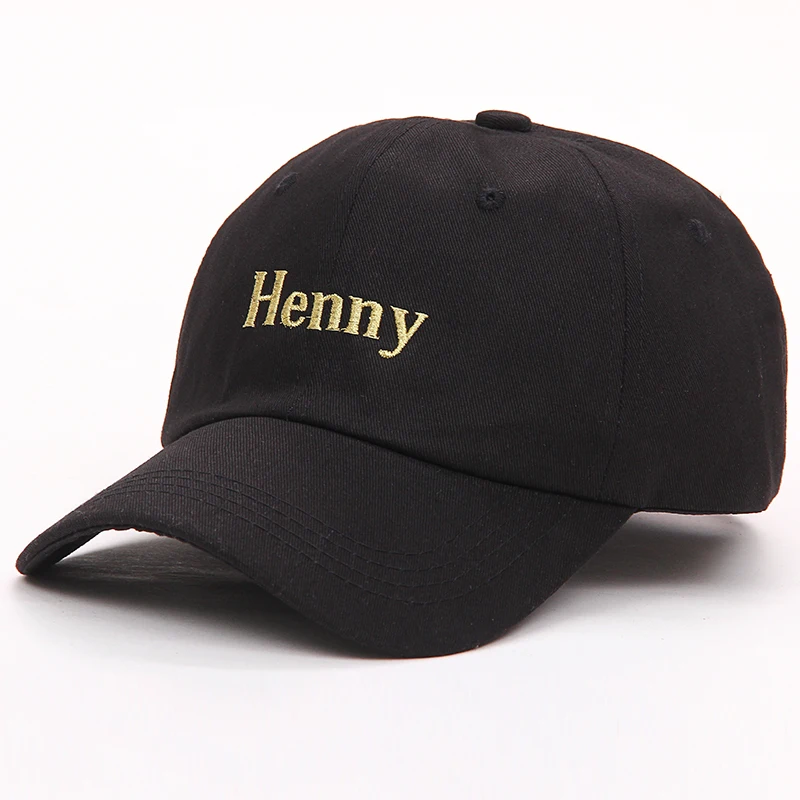 VORON бренд Henny шляпа c вышивкой, для отца, для мужчин и женщин сутулящийся хлопок Бейсболка изогнутая купюра Регулируемая пряжка ретро лето