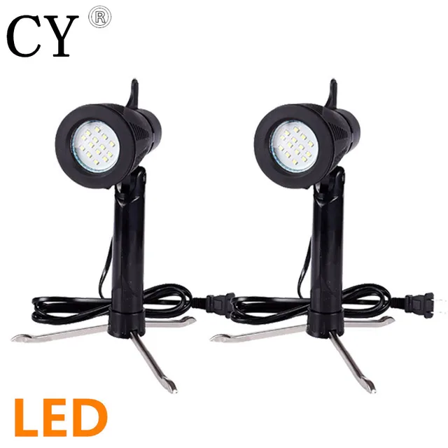 inno 2pcs 6w 3200k 5500k photography continuous led lamp table top