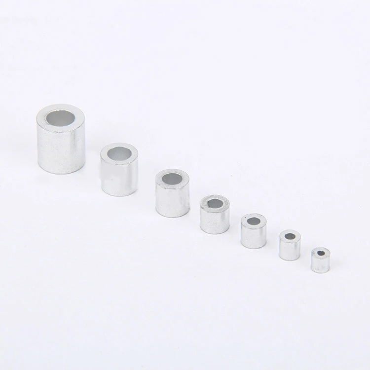 (500PCS/lot) M2.5 2.5MM Round Aluminum Wire Ferrules rigging Sleeves clamps cable Clips hardware for less than wire rope |