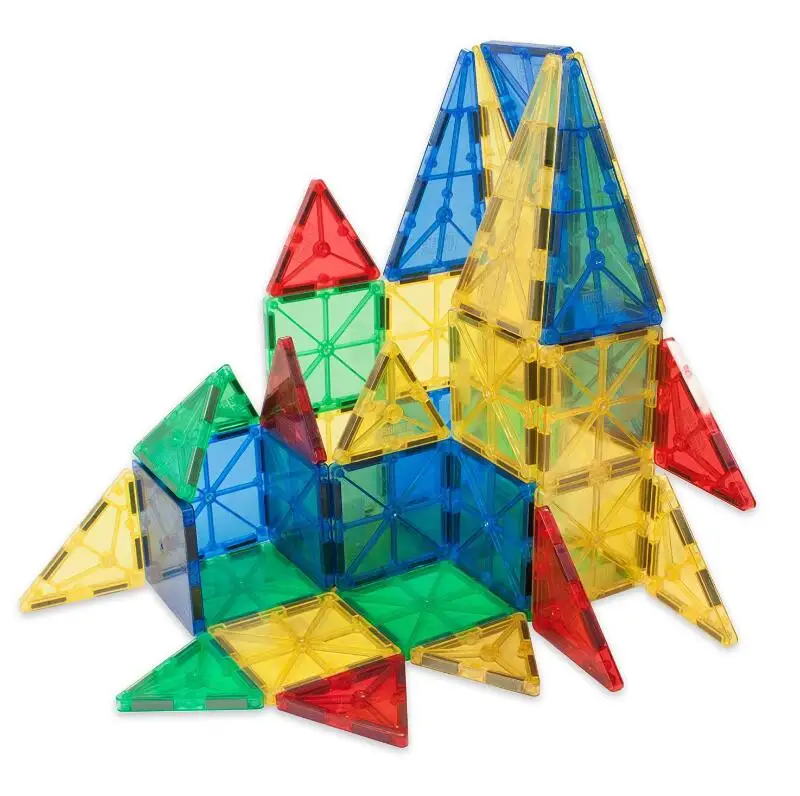 32 шт. магнитные плитки строительные Мини магнитные блоки Твердые 3D магнитные блоки строительные игрушки для детей Кирпичи
