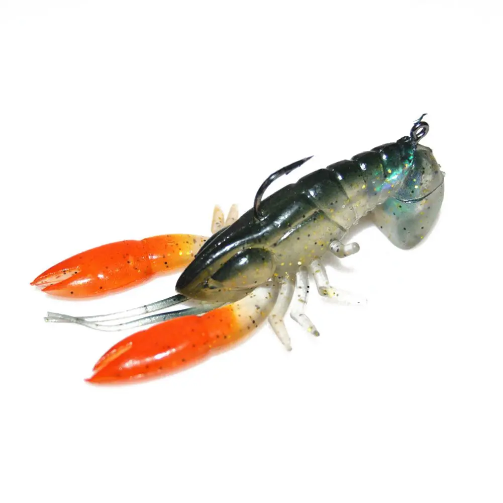 Large jib lobster red pliers soft bait Road bait hatching realistic