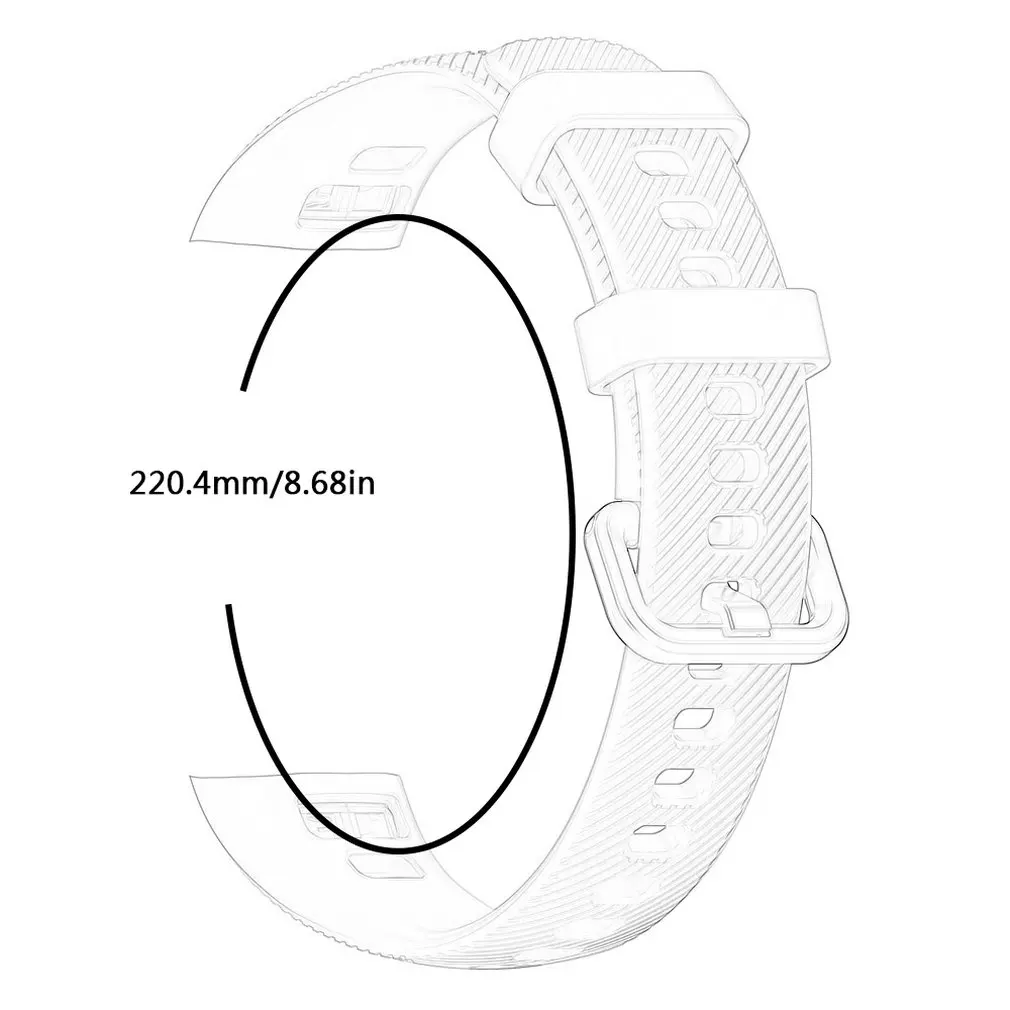 Силиконовый ремешок для huawei honor Band 4 стандартная версия Смарт-Браслет спортивный браслет группа honor Band 4 Correa ремешок для часов