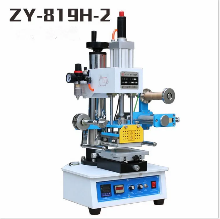 

ZY-819H-2 Auto Industrial Hot foil Stamping Machine,leather LOGO/wood marks/name card Branding machine,leather embossor 220V