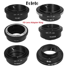 Foleto FD переходное кольцо объектива для Canon FD FL объектив для Micro 4/3 M43 Olympus EOS-M NIKON 1 FX NX Panasonic sony nex 5 7 j1 камера