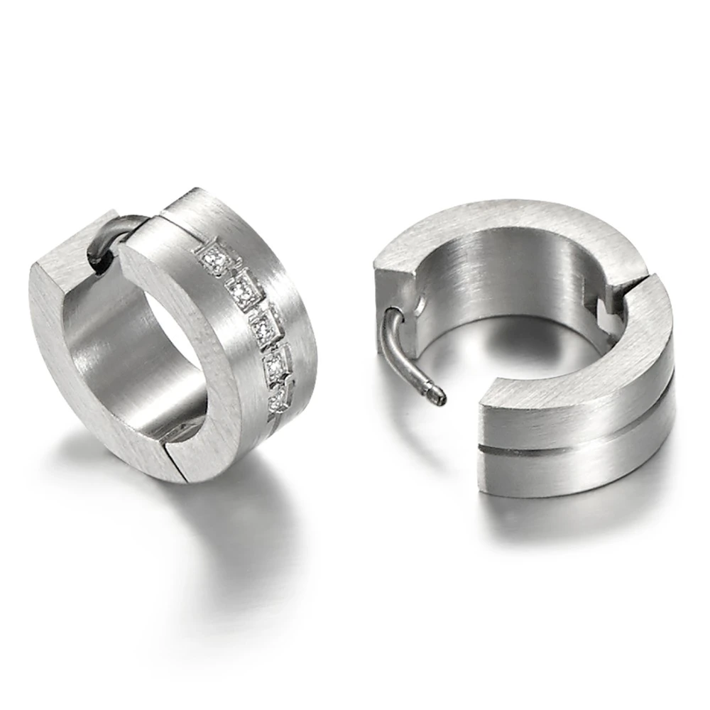 Women Hoop Earrings Classic Hypoallergenic Stainless Steel Round Big Hoop Earrings for Sensitive Ears