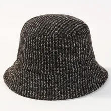 Японская литературная полосатая вязаная шапка зима утолщенная теплая шапка для бассейна Корейская Новая повседневная Рыбацкая шапка