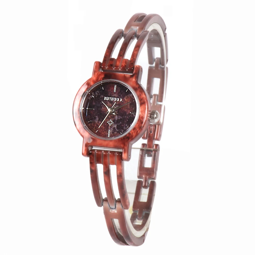 Design de Mármore Quartzo à Prova Relógio de Pulso Caixas de Presente Bewell Feminino Display Analógico Dwaterproof Água Pulseira Acessórios Relógio 078a