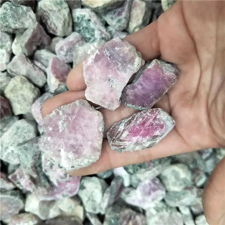 

100g large Natural Purple Red Corundum Crystal Rough Specimen Madagascar Specimen Natural Stones and Minerals