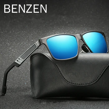 

BENZEN Polarized Sunglasses Men Colorful Male Sun Glasses For Driving Shades Eyeglasses Goggles Black 9339