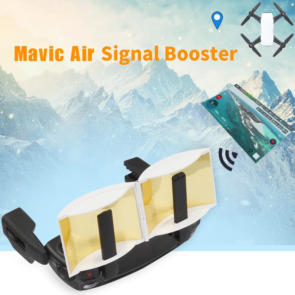

Remote Control Range Extender Signal Booster Antenna Foldable For DJI Mavic Air Spark Drone Drop Shipping Drop Shipping
