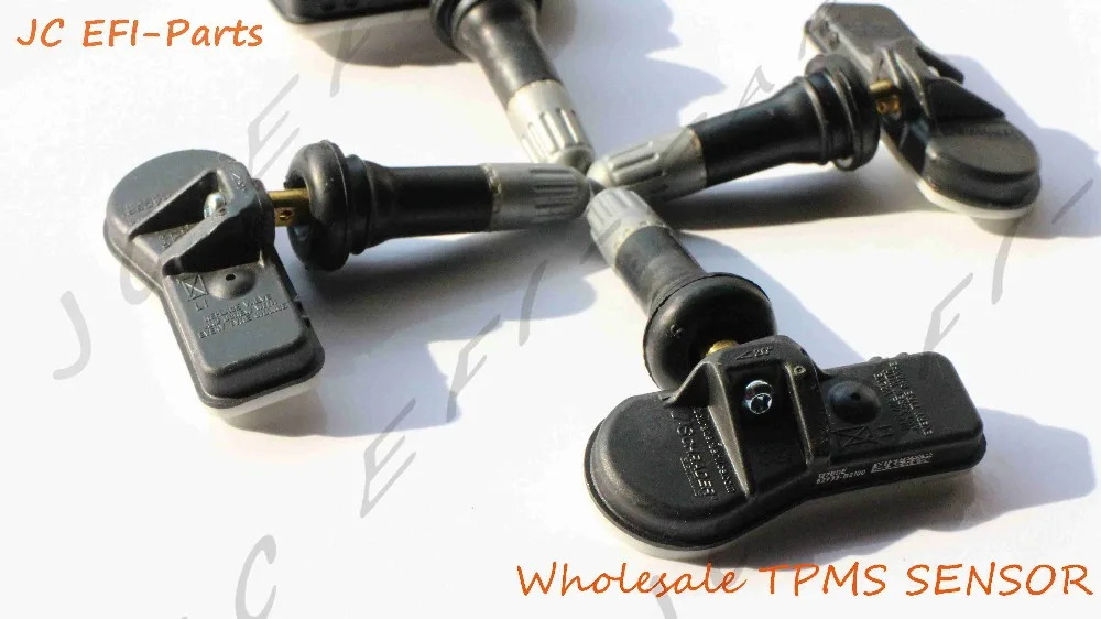 52933 B2100 TPMS Sensor SET 4 For 13 14 Hyundai i10 Kia Picanto Soul 433MHZ