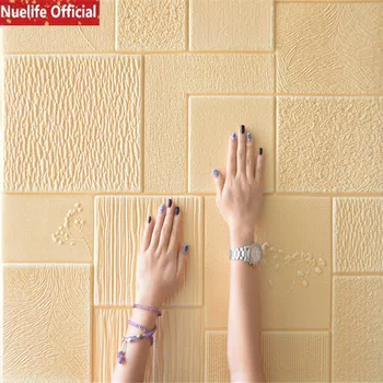 

three-dimensional wall stickers thickening living room wall kids bedroom simulation brick pattern personality anti-collision