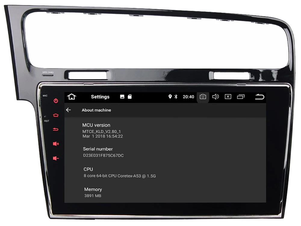 Excellent 10.1" IPS Octa Core 4G Android 8.1 4GB RAM 64GB ROM RDS Car DVD Player Radio GPS Glonass For Volkswagen VW Golf 7 MK7 2013-2017 4