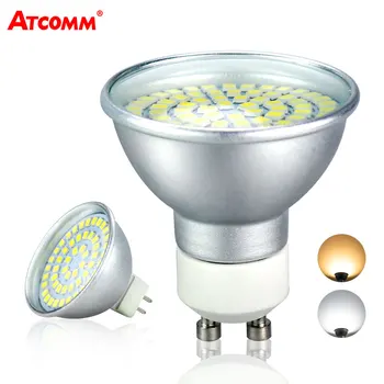 

GU10 LED Spotlight Bulb 36 54 72 LEDs 10V-30V 110V 220V SMD 2835 Chip MR16 Ampoule LED Light Emitting Diode Lamp 10 pieces/Lot