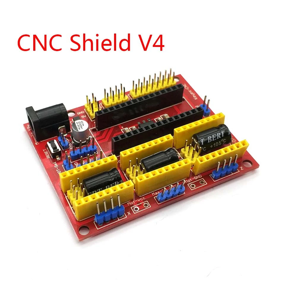 

V4 Engraver 3D Printer CNC Shield Expansion Board A4988 Driver For Uno Brand New