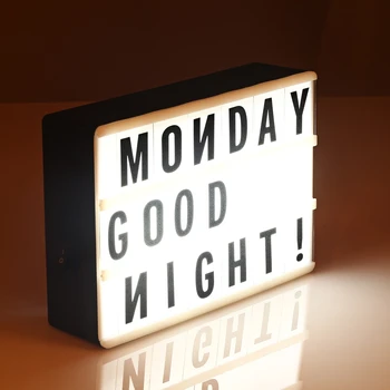 

A4 A6 Combination LED Night Light Box Light DIY Cards Letter LED Desk Table Lamp Wedding Xmas Party Decor light Lightbox lampe