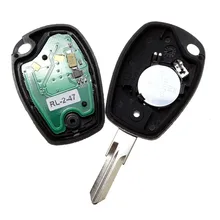 ПОЛНЫЙ Дистанционный Ключ 433 МГц 2 кнопки Keyless Entry Fob для Renault Duster Logan Sandero Clio Kangoo Megane Модус Автомобиля сигнализация