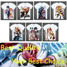 Футболка в японском стиле «Черная пуля»; хлопковая Футболка в стиле рентаро Сатоми энджу; рождественские костюмы для костюмированной вечеринки; одежда в стиле аниме