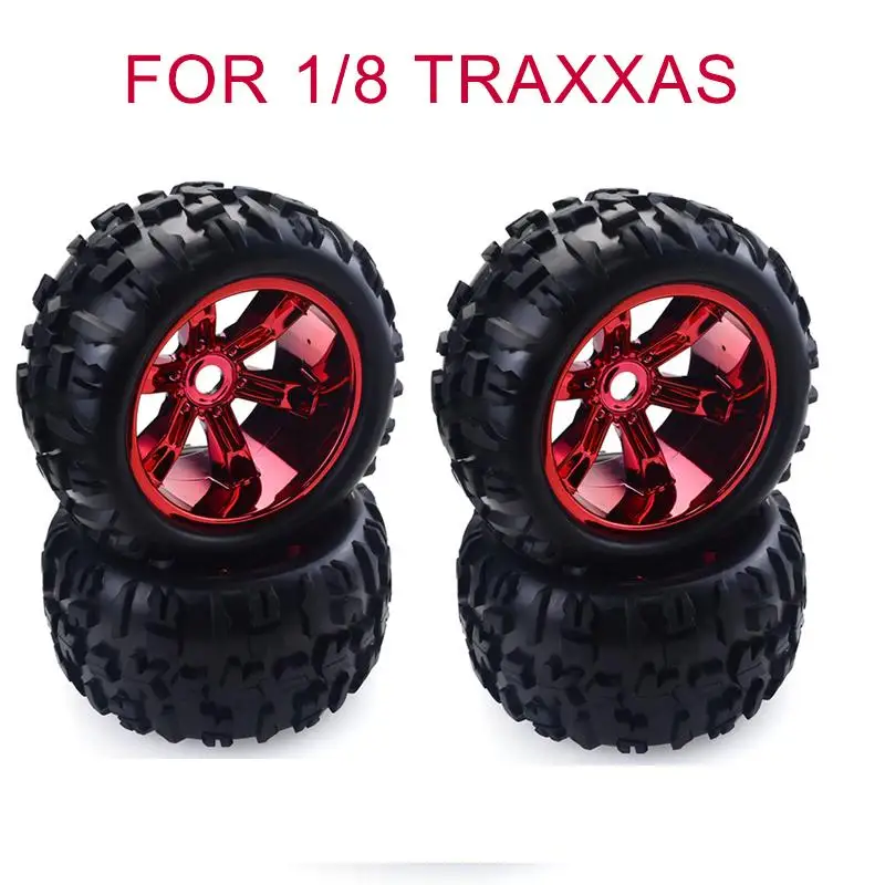 

In Stock ZD 2PCS/4PCS 3.6 Inch 150mm Truck Wheels Rim & Tire for 1/8 Traxxas HSP HPI E-MAXX Savage Flux ZD Racing RC Car Parts