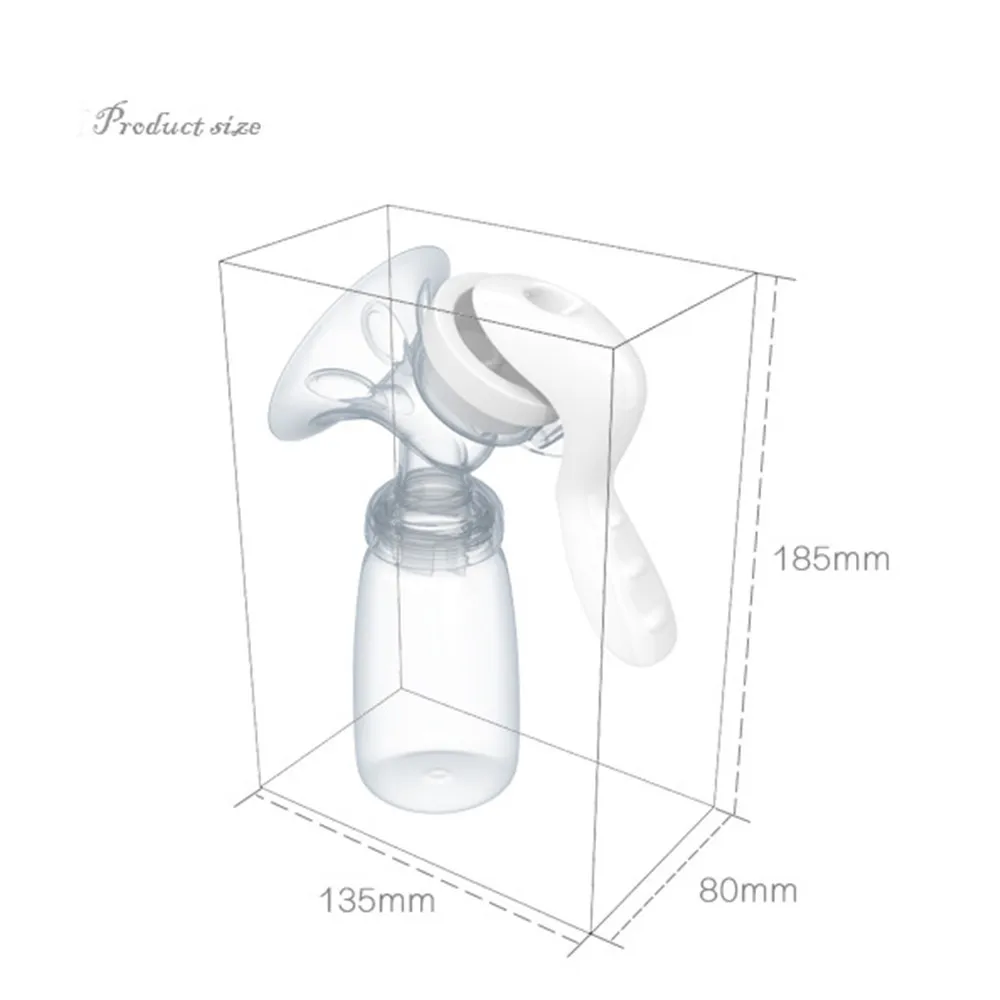 Manual Breast Pump Breast Milk Pumps Baby Nipple Suction Nipple Pump Mom Love Nursing Breast Baby Feeding Bottle