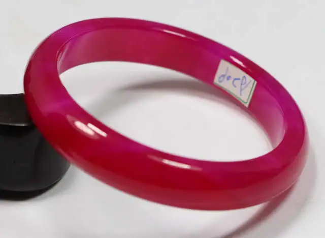 

62MM VERY FINE RARE NATURAL RED JADEITE JADE BRACELET BANGLE #A209 a 5.19