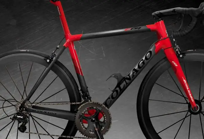 

2019 Colnago C64 Full carbon road bicycle bike frames Di2 Sloping Mechanical road groupset black red bob framework UPS XDB DPD
