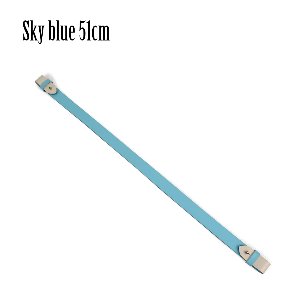 TANQU 12 цветов ремень для Obasket Opocket Obag ремень из искусственной кожи 40 см 51 см для O сумка ручка ремень падение крепления - Цвет: sky blue 51cm