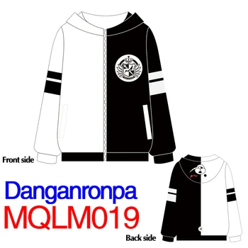 

Game Danganronpa Monokuma 3D Print Sweatshirts Black White Hoodies Boys Hiphop Cosplay Costume Fashion Streetwear Jacket Coat