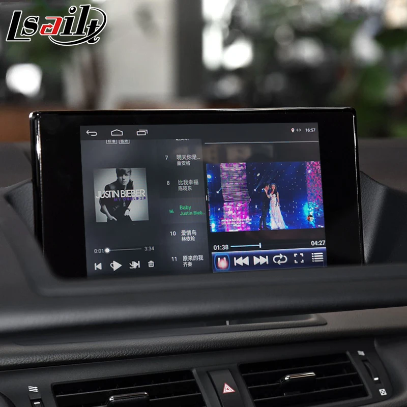 Android 9 0 мультимедийный видео интерфейс GPS навигационная коробка для ES GS IS LX NX RX ....