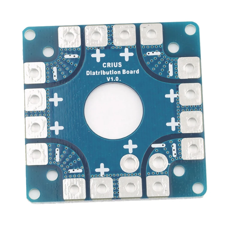 Blue Glass Fiber RC Multi Tri Copter Power font b Battery b font ESC Connection Board