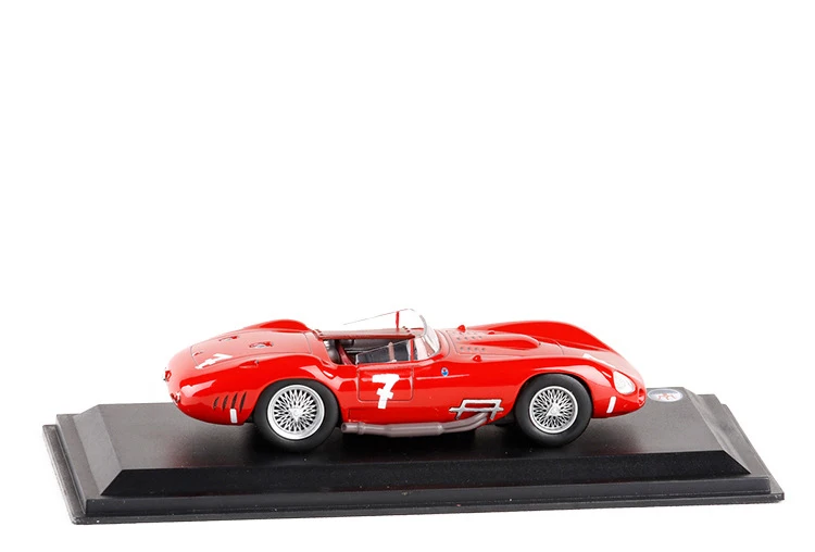 1/43 масштаб Италия 1957 Maserati 450S Швеция Grand Prix#7 гоночный автомобиль литая под давлением металлическая модель игрушки для детей Подарки