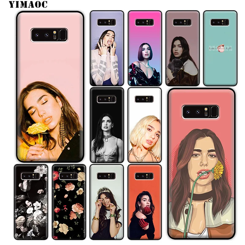 YIMAOC Dua Lipa DuaLipa Soft Silicone Case for Samsung Galaxy Note 10 Plus 9 8 A9 A8 A6 2018 A5 A3 2017 2016 |