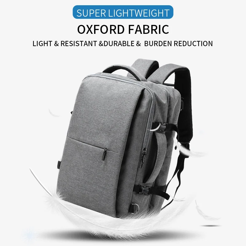  MOYYI Business Travel Double Compartment Backpacks Multi-Layer with Unique Digital Bag for 15.6 inc